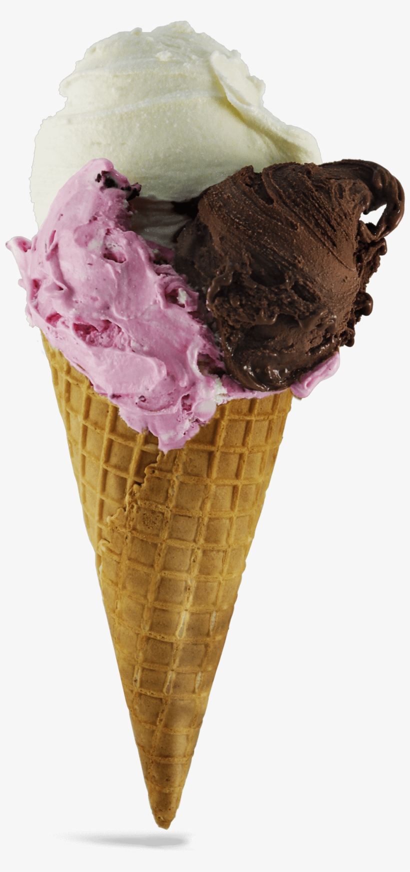 Waffle Cone - Ice Cream Cone, transparent png