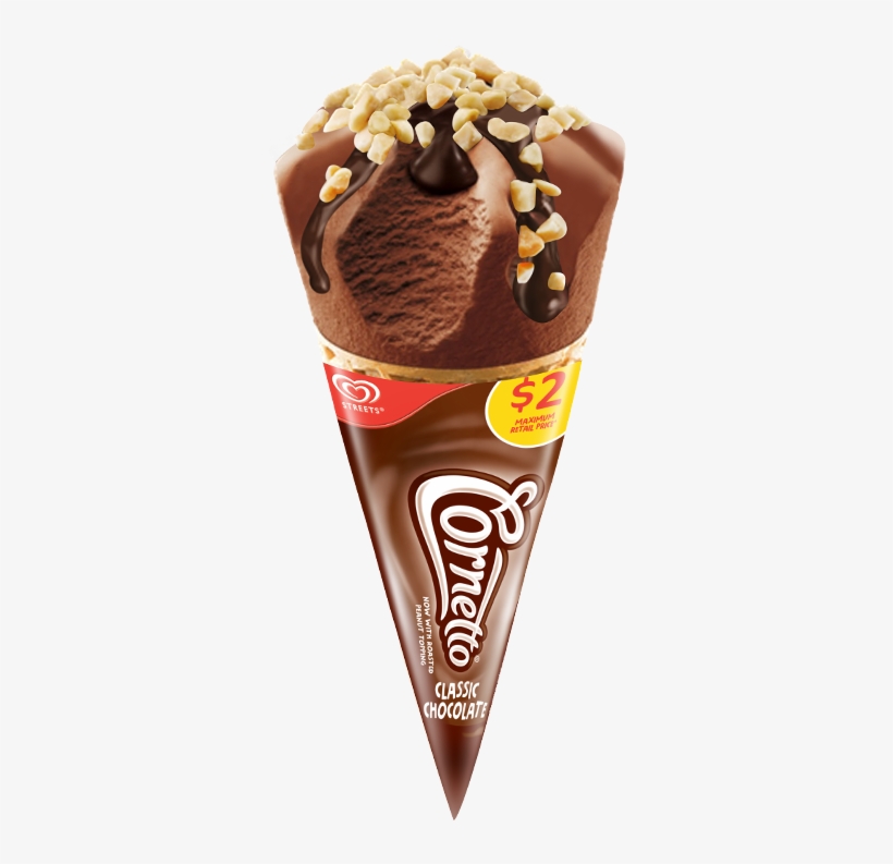 Cornetto Chocolate Ice Cream, transparent png