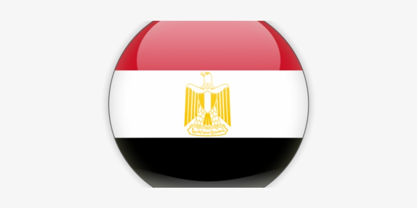 Classy Idea Egypt Flag Symbol Round Icon Illustration - National Flag Of Egypt, Authentic Version In Scale..., transparent png