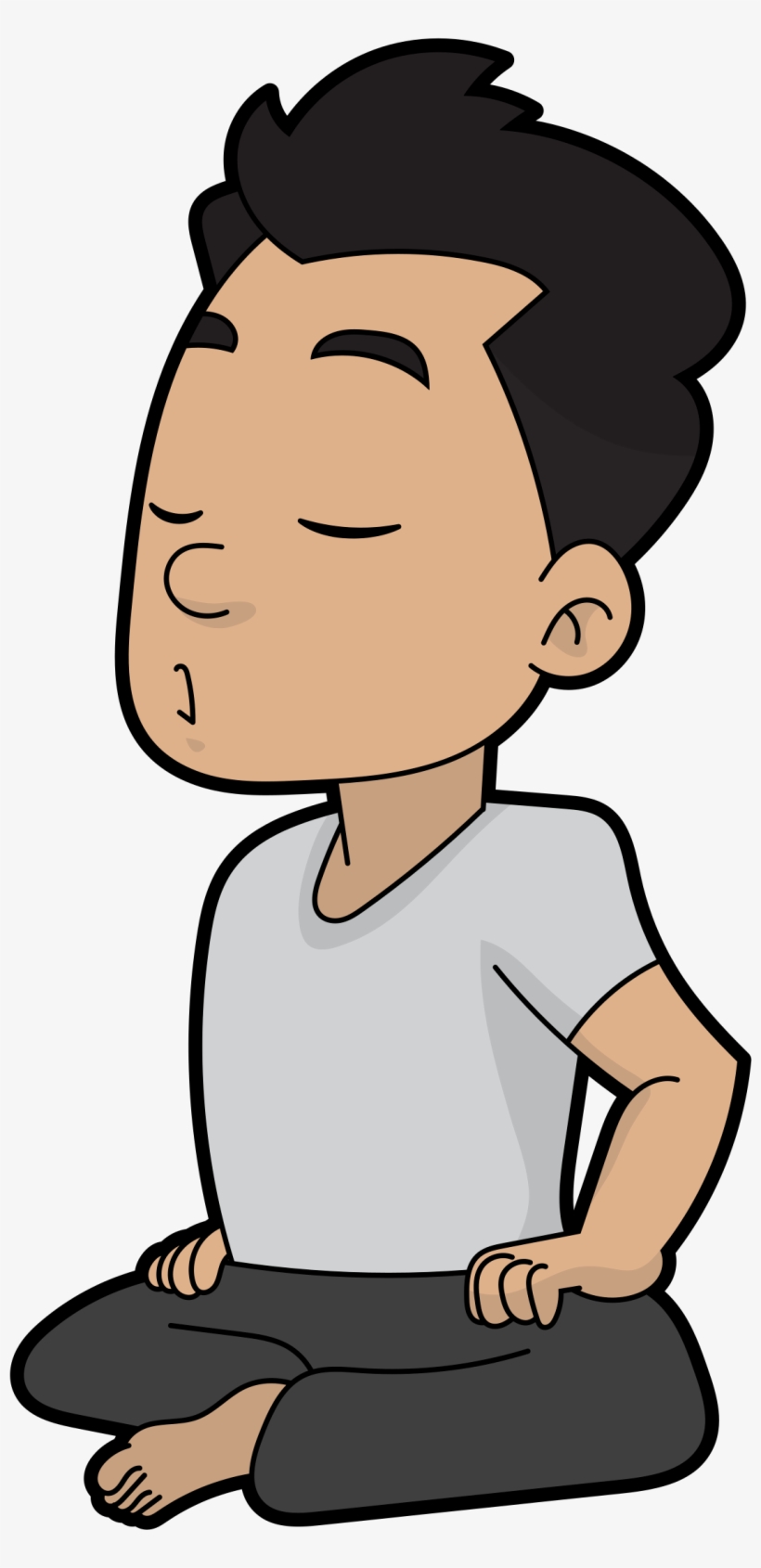 Open - Sitting, transparent png