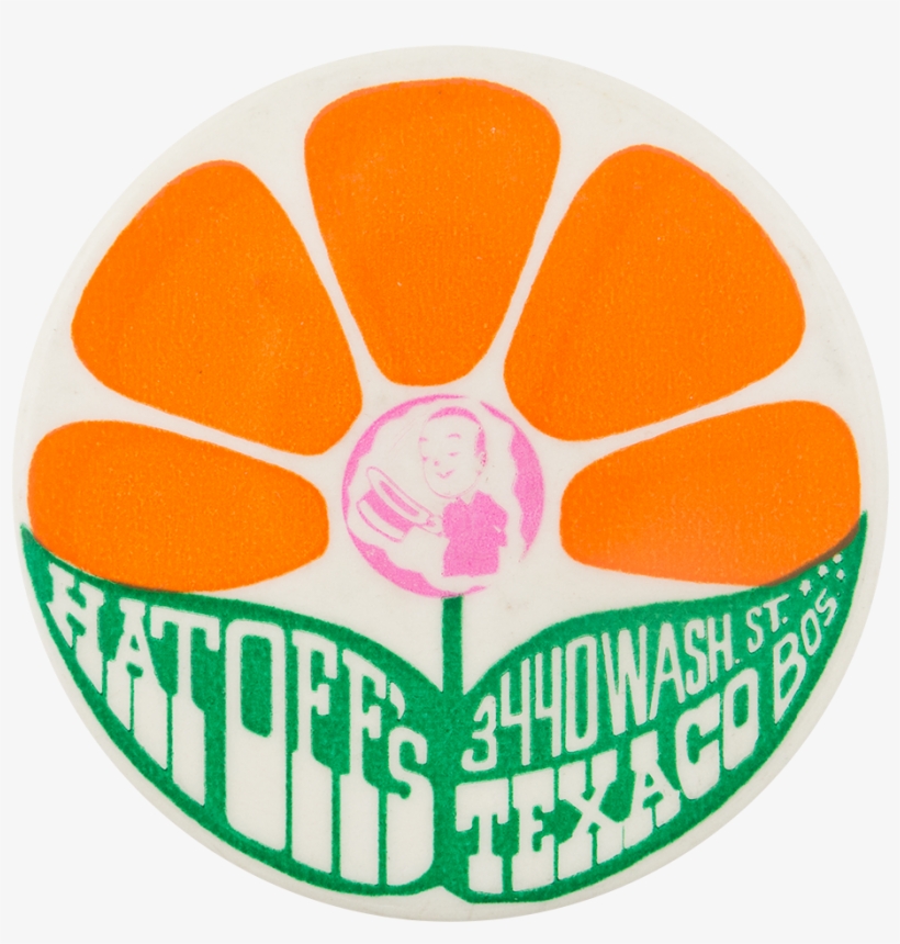 Hatoff's Texaco Bos Advertising Button Museum - Circle, transparent png