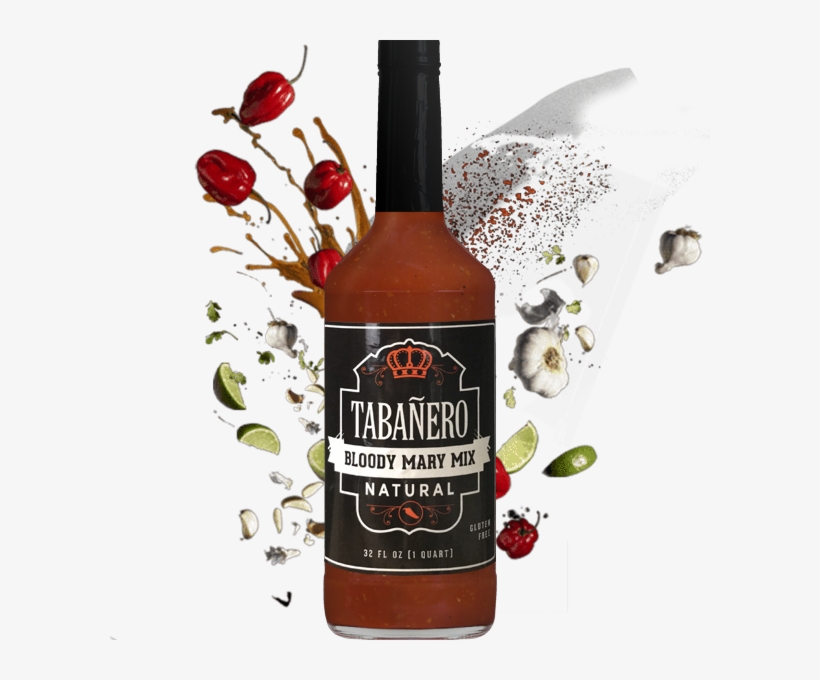 Bloody Mary Mix - 8 Oz Hot Sauce Bottle, transparent png