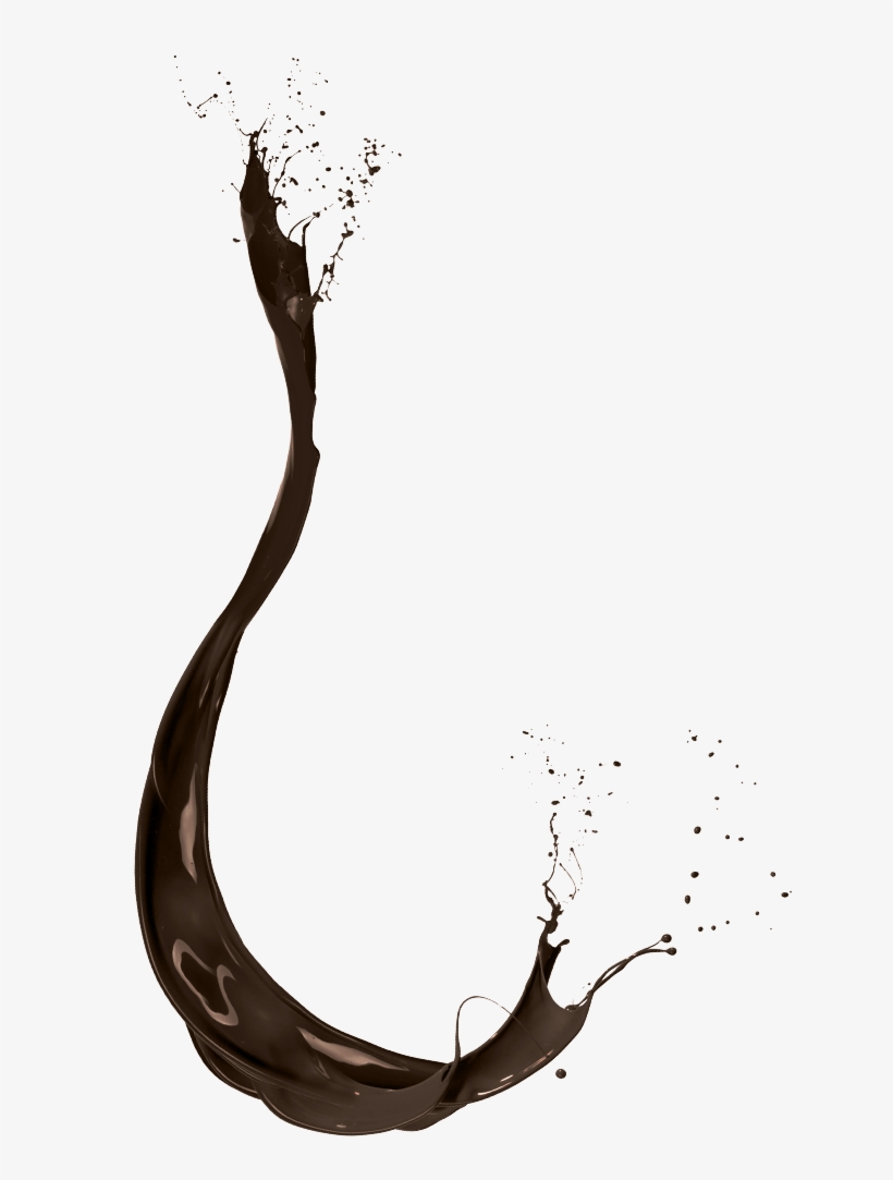 Chocolate Splash - Chocolate, transparent png