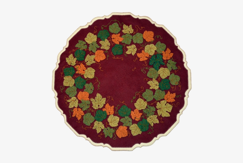 The Striking Leaf Colors Against A Deep Garnet Red - Tuscany In The Fal, transparent png