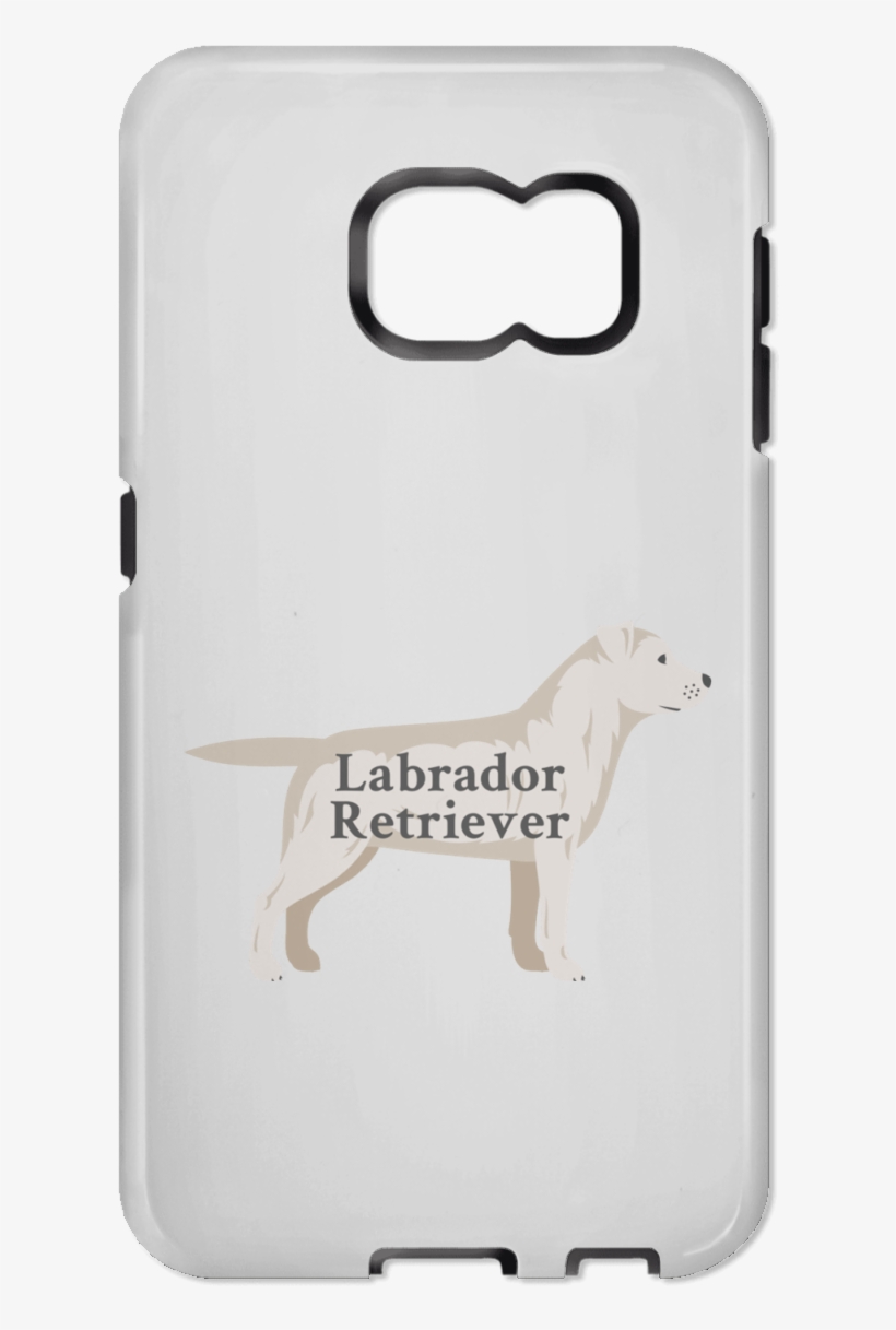 Labrador Retriever Illustration With Name Within Samsung - Iphone, transparent png