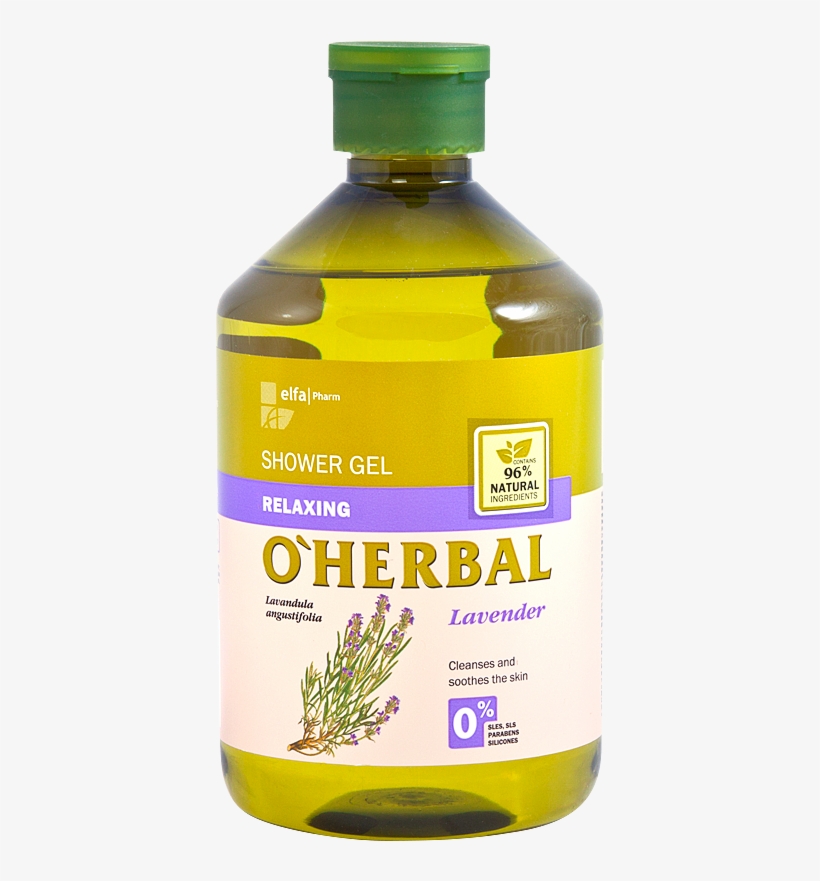 O Herbal Shower Gel Relaxing - O'herbal Relaxing Shower Gel With Lavender Extract, transparent png