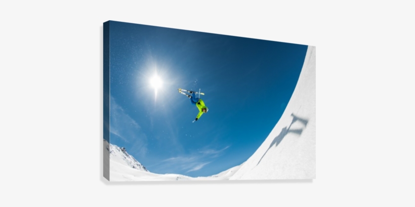Backcountry Backflip Canvas Print - Eric Verbiest 'backcountry Backflip' Canvas Art (16x24), transparent png