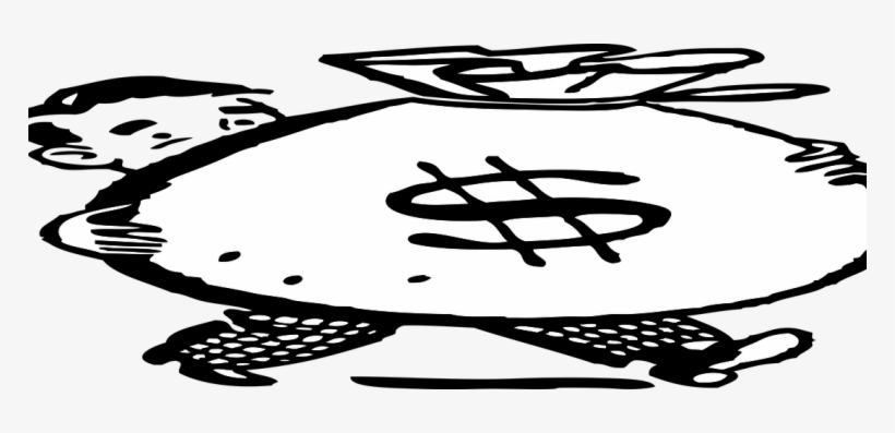 Com Implements Travelport 360 Fares - Money Bag Black And White, transparent png