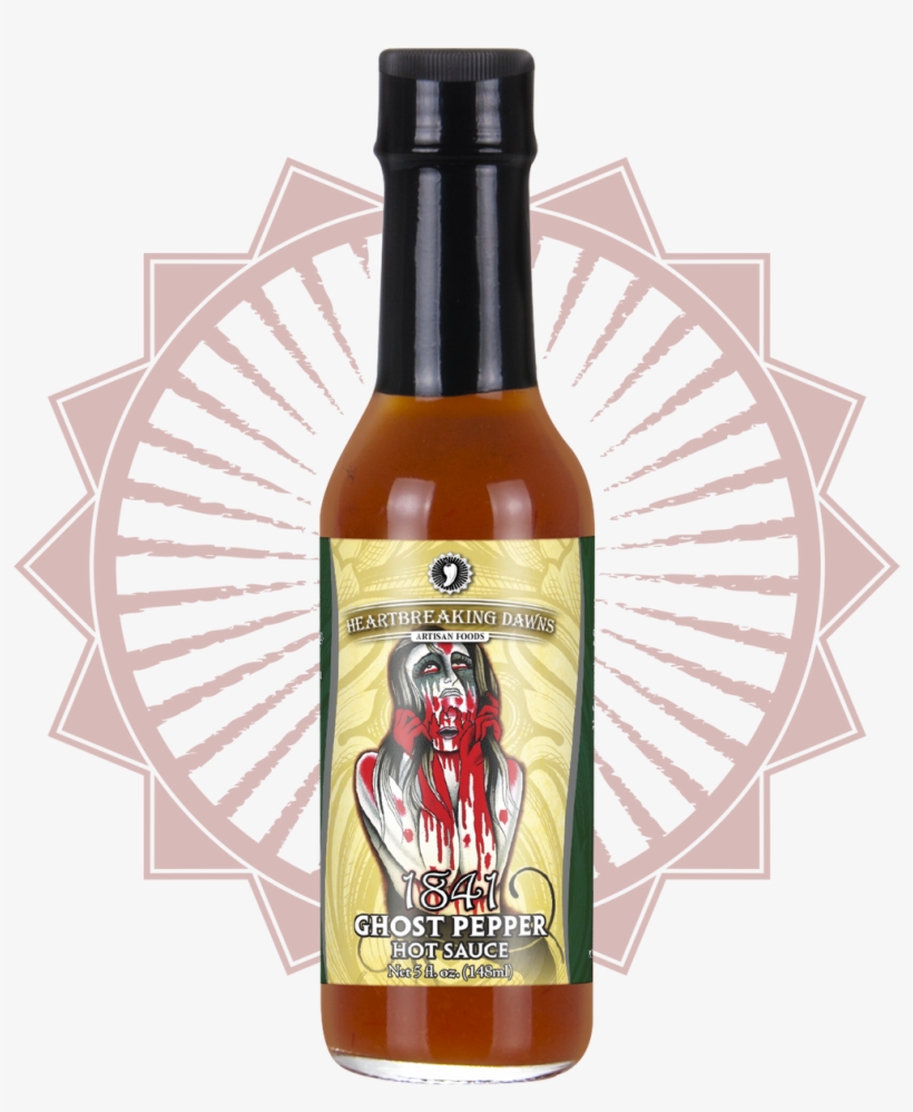 1841 Ghost Pepper - Hot Sauce, transparent png