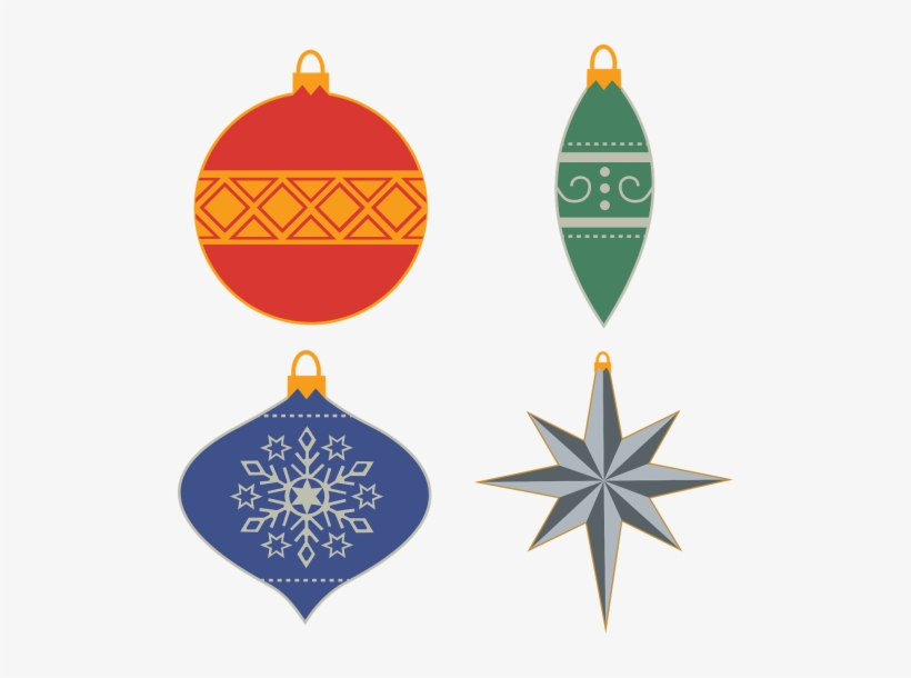 Ornaments,christmas Decoration,free Vector - Christmas Ornament Illustration Png, transparent png