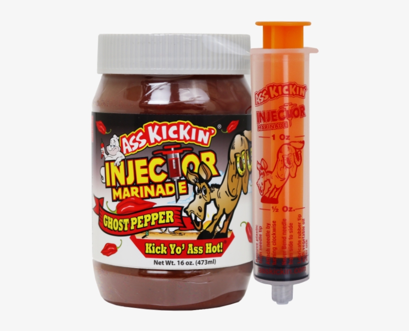 Ass Kickin' Ghost Pepper Injector Marinade - Ass Kickin Ak808 Jalapeno Cheddar Peanuts Can, transparent png