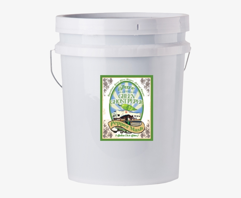 Pure Green Ghost Pepper Mash Puree 5 Gallon - Bhut Jolokia, transparent png