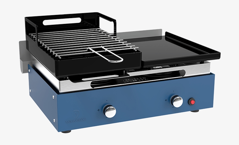 The Combination Of Plancha And Charcoal Grill Allows - Verycook Plancha Grill, transparent png