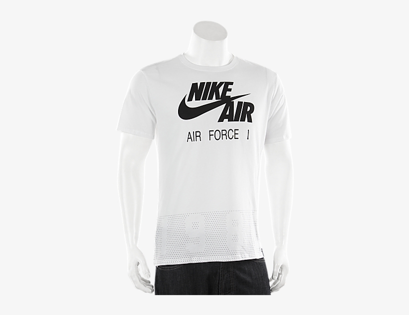 Nike Air Af1 T Shirt White - $30.00 742760-100 Nike Men Air Force 1 Since 1982 Tee, transparent png