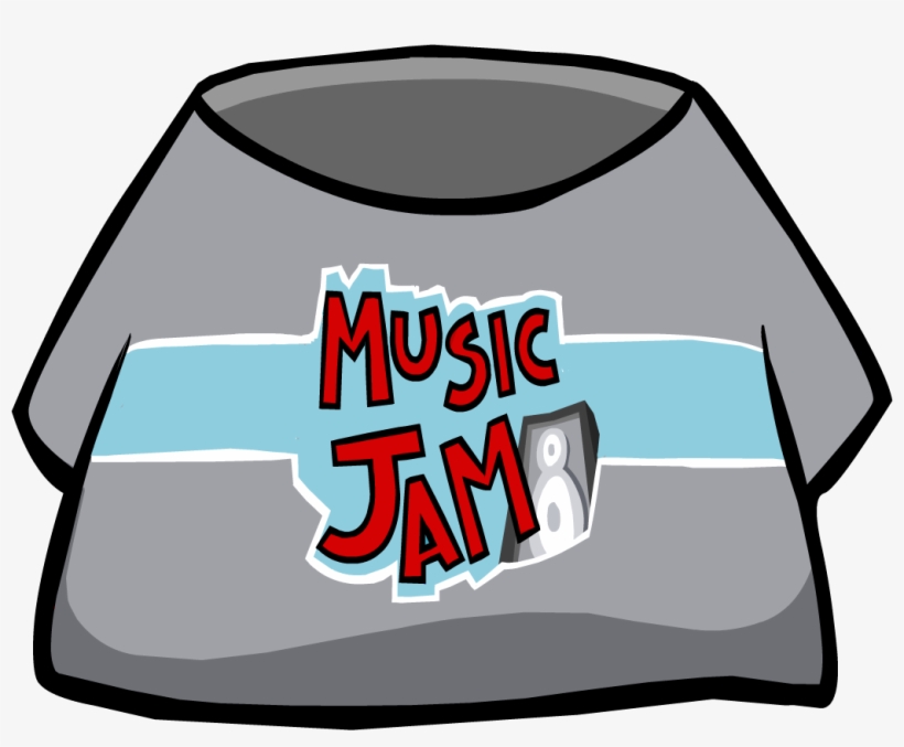 Musicjamt-shirt - Club Shirt Club Penguin, transparent png