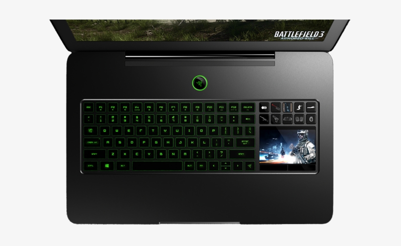 As You Can See From The Picture Below, The Blade Also - Razer Blade Pro Battlefield 3, transparent png