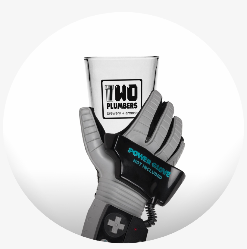 Two Plumbers 16oz Glass Sticker Button - Hand, transparent png