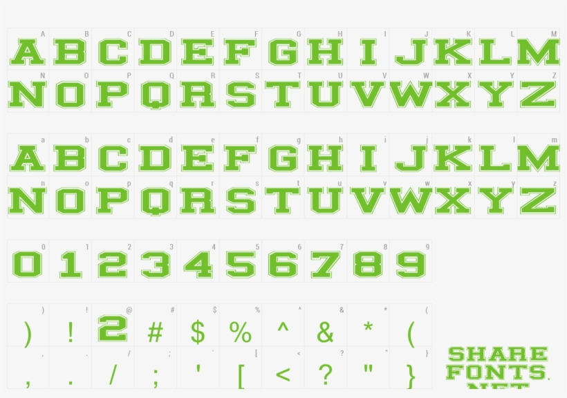 Font Illinois Block Preview - Vibrate Typography, transparent png
