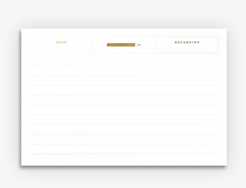 Pencil Notepad - Letter, transparent png