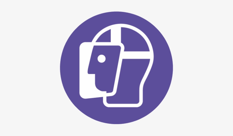 Face Shield Symbol - Ppe Face Shield Sign, transparent png