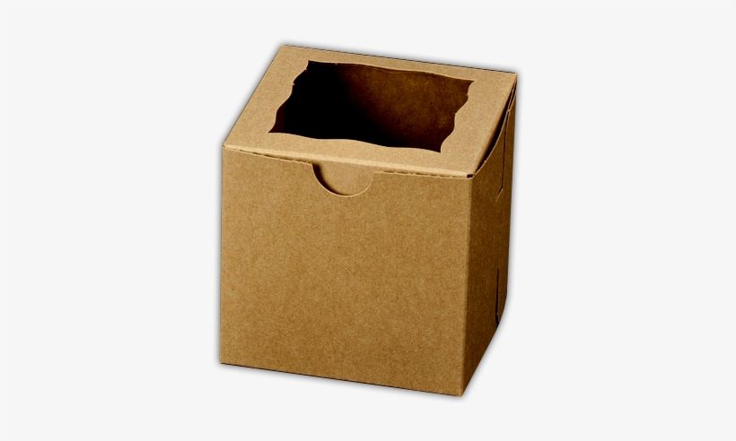 Brown Kraft Cupcake Boxes Are A Perfect Way To Showcase - Blackfrost Industries, Inc. Tall Bakery Box With Window, transparent png