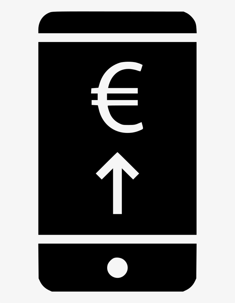 Cell Phone Money Euro Comments - Sign, transparent png