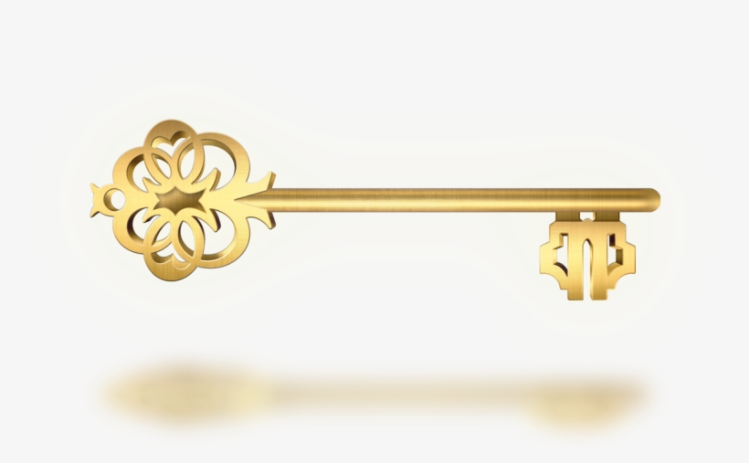 La Llave - Gold Key Transparent Background, transparent png
