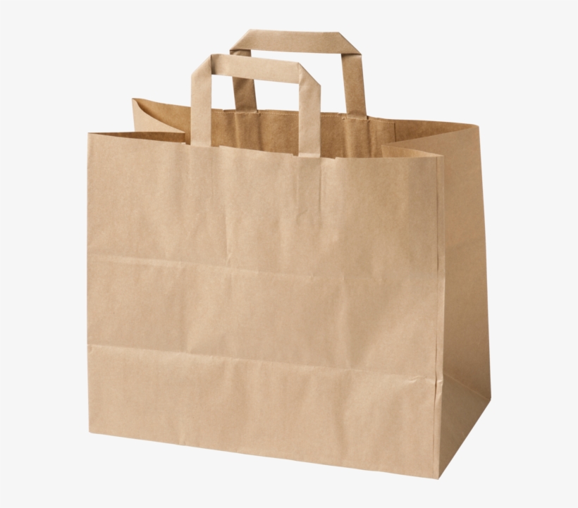 Biodore® Bag, Paper, 32x17x27cm, Paper Carrier Bag, - Brown Paper Bag Transparent, transparent png