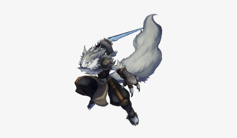 Furry Wolf With Sword, transparent png