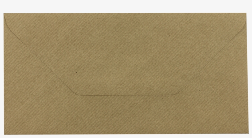 Envelope, Dl, 110 X 220 Mm, Brown, Ribbed, Wet Seal, - Envelope, transparent png