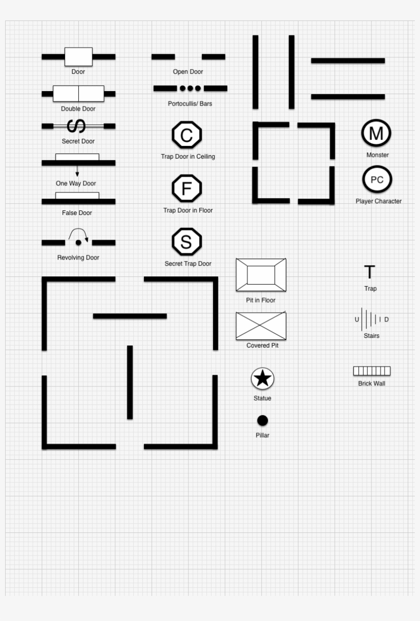 Questions Read More About Installing Stencils - D&d Map Symbols, transparent png