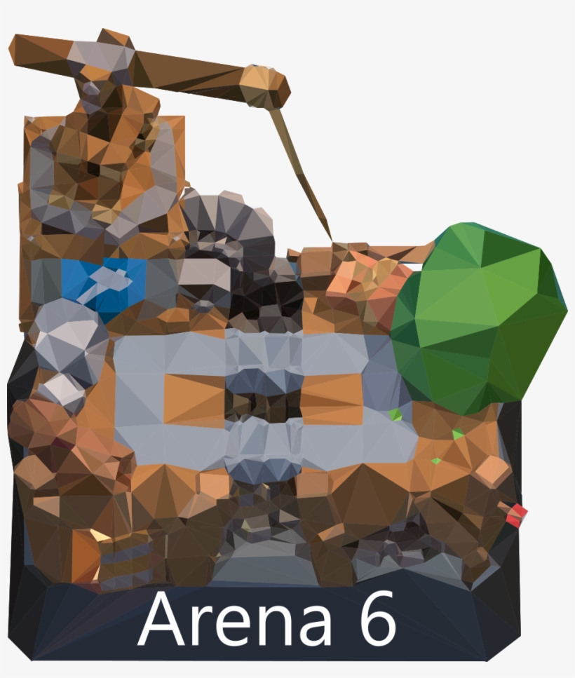 Art[art]-low - Clash Royale Render Png Arenas, transparent png