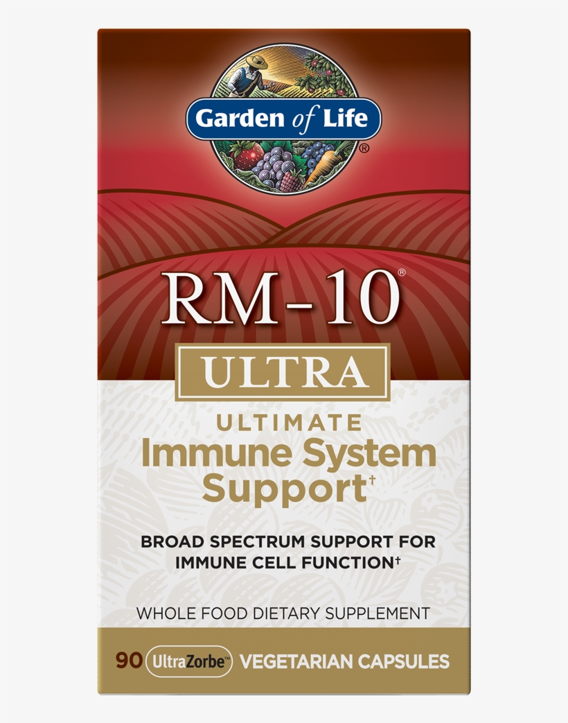 Garden Of Life Rm-10 Ultra, 90 Vegetarian Capsules, transparent png