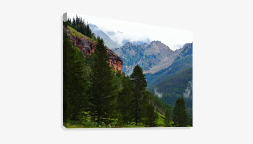 Colorado Mountain Top Canvas Print - Mount Scenery, transparent png
