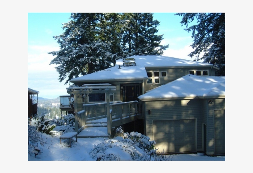 Pacific Nw Mountaintop Retreat - Snow, transparent png