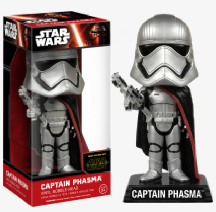 More Views - Star Wars Captain Phasma Bobble Head, transparent png