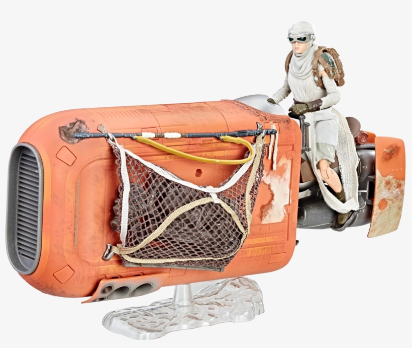 Star Wars Episode Vii - Hasbro Star Wars The Black Series: Rey's Speeder (jakku), transparent png