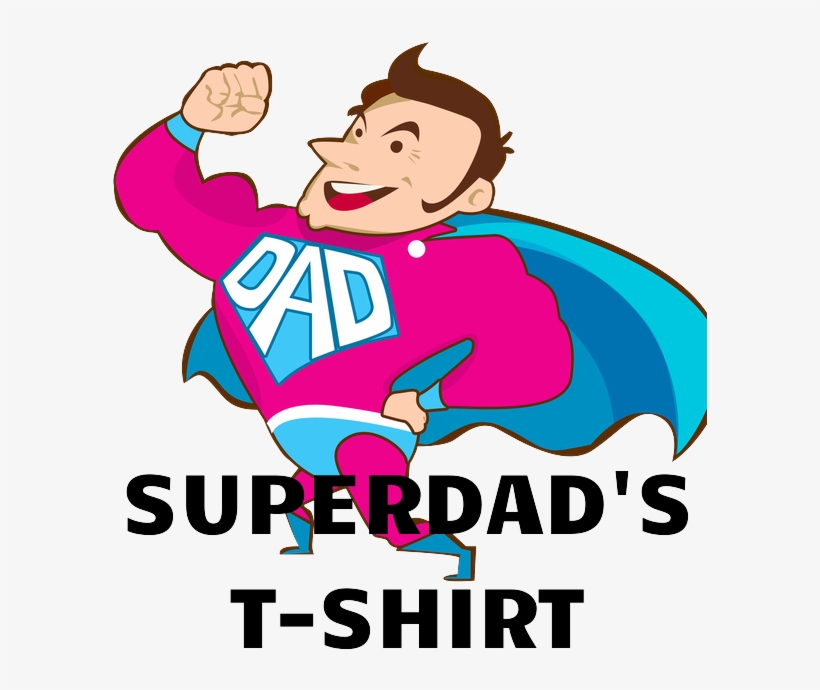 Superdad's T-shirt - Clip Art Daddy, transparent png