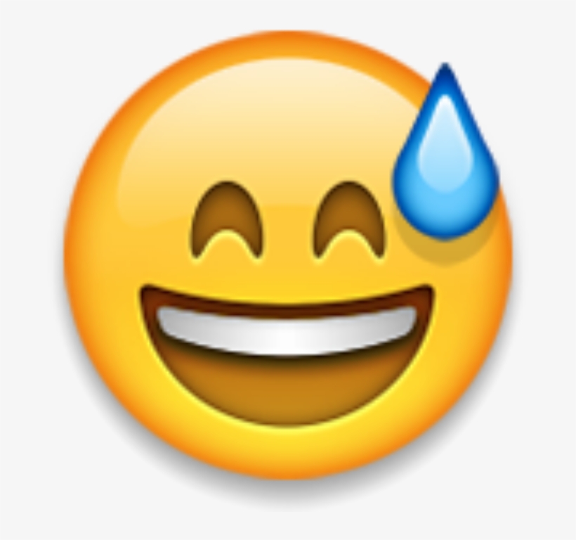 Okay, I See Your Point - Smiling Face With Open Mouth And Cold Sweat, transparent png