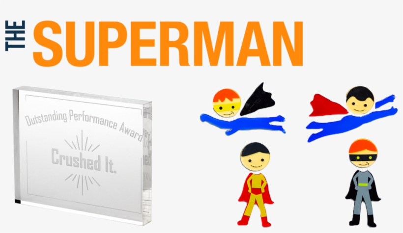 Officelife™ Award - Design Ideas Gelgems Window Clings, Super Heroes, Large, transparent png