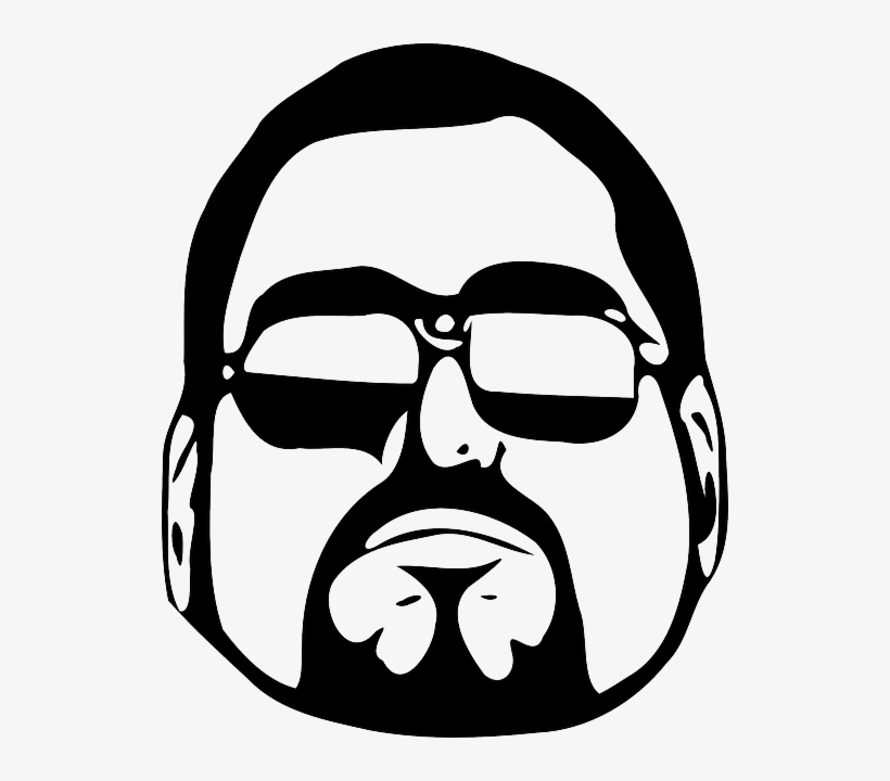 Perfil Hombre Con Gafas, transparent png