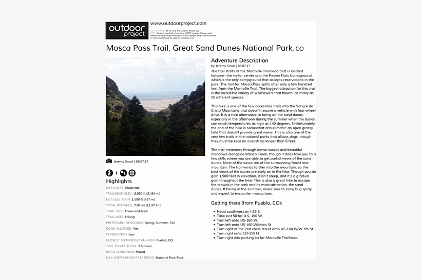 Mosca Pass Trail Field Guide - Jumbo Campground Grand Junction Colorado, transparent png