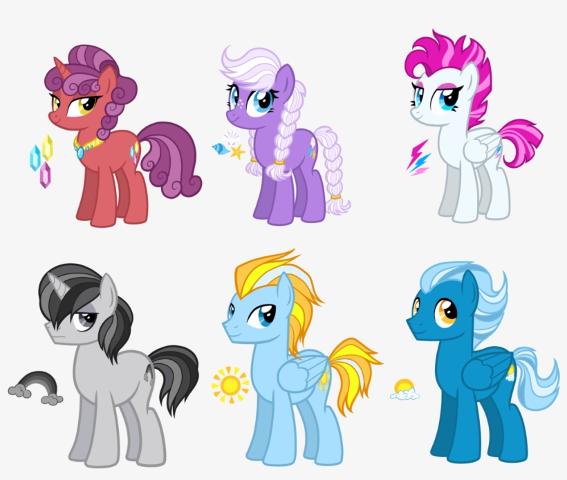 Thecheeseburger, Cute, Earth Pony, Female, Group, Male, - Oc Ponies 3 By Thecheeseburger, transparent png