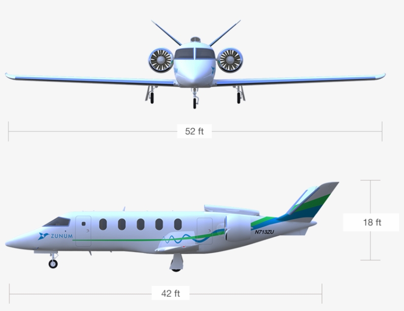 As A Small Aircraft It Is Meant To Operate From Smaller - Zunum Aero, transparent png