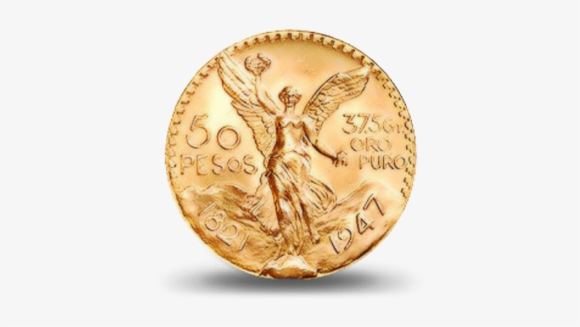 Gold Mexican 50 Pesos - Gold Bullion, transparent png