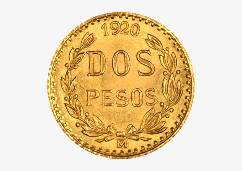 $2 Gold Mexican Peso - Peso Transparent, transparent png