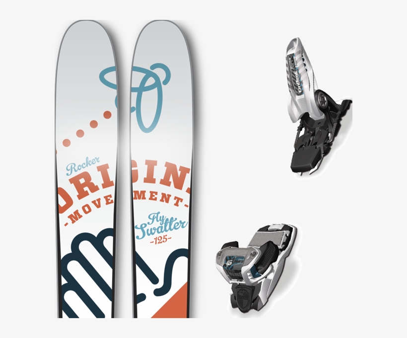 Movement Fly Swatter 2015 Marker Griffon 13 110mm White/black/teal - Ski Movement Fly Smasher, transparent png