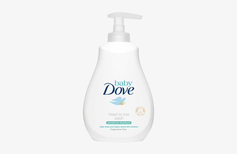 Baby Dove Sensitive Moisture Fragrance Free Head To - Dove Baby Head To Toe Wash, transparent png