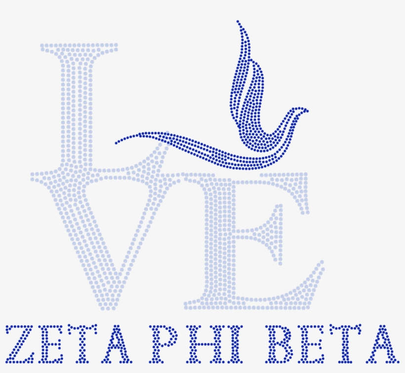 Zeta Phi Beta Love Transfer - Zeta Phi Beta, transparent png