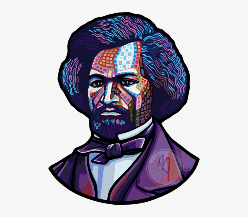 C59 - Fredrickdouglas - Frederick Douglass Cartoon Drawing, transparent png